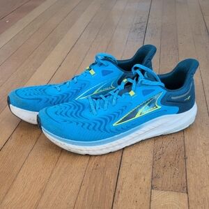 Altra Blue and Yellow Athletic Shoes